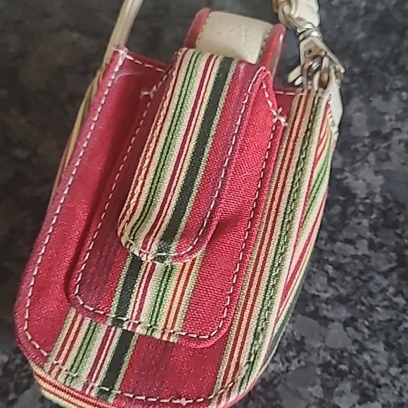 Longaberger Striped ID/Hand Sanitizer Holder - Picture 6 of 13